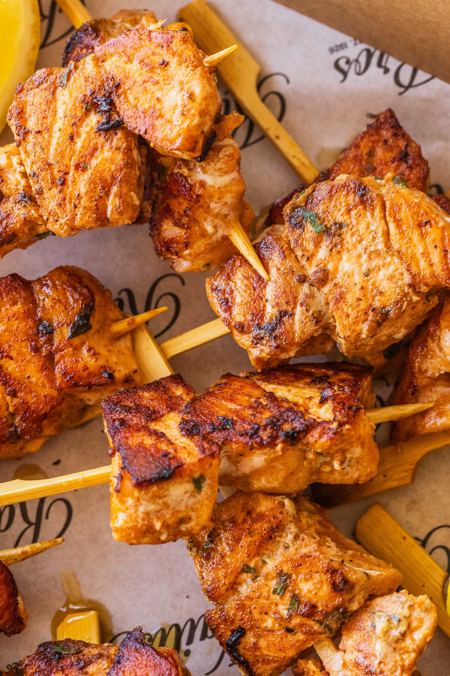 
                  
                    Moroccan Salmon Skewers
                  
                