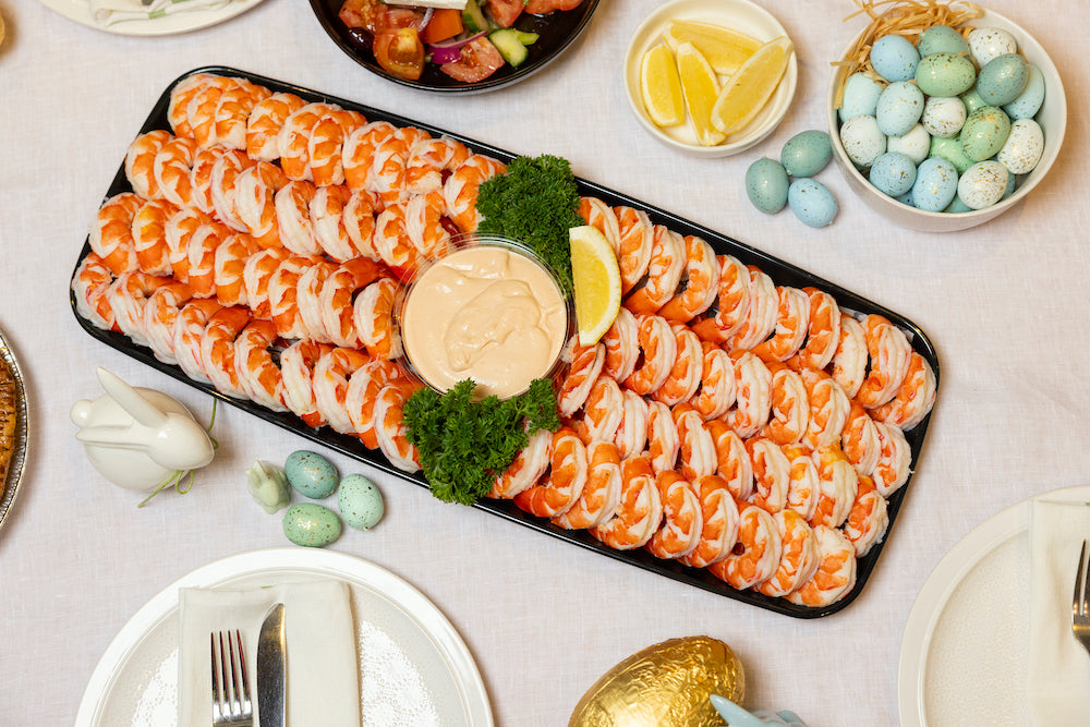 Cooked Tiger Prawn Platter – Kailis Bros Leederville