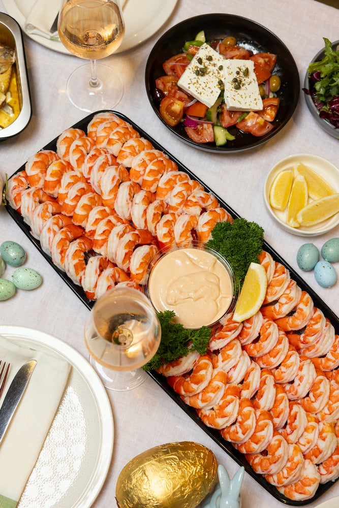 Cooked Tiger Prawn Platter – Kailis Bros Leederville