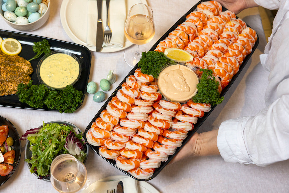 
                  
                    Cooked Tiger Prawn Platter
                  
                