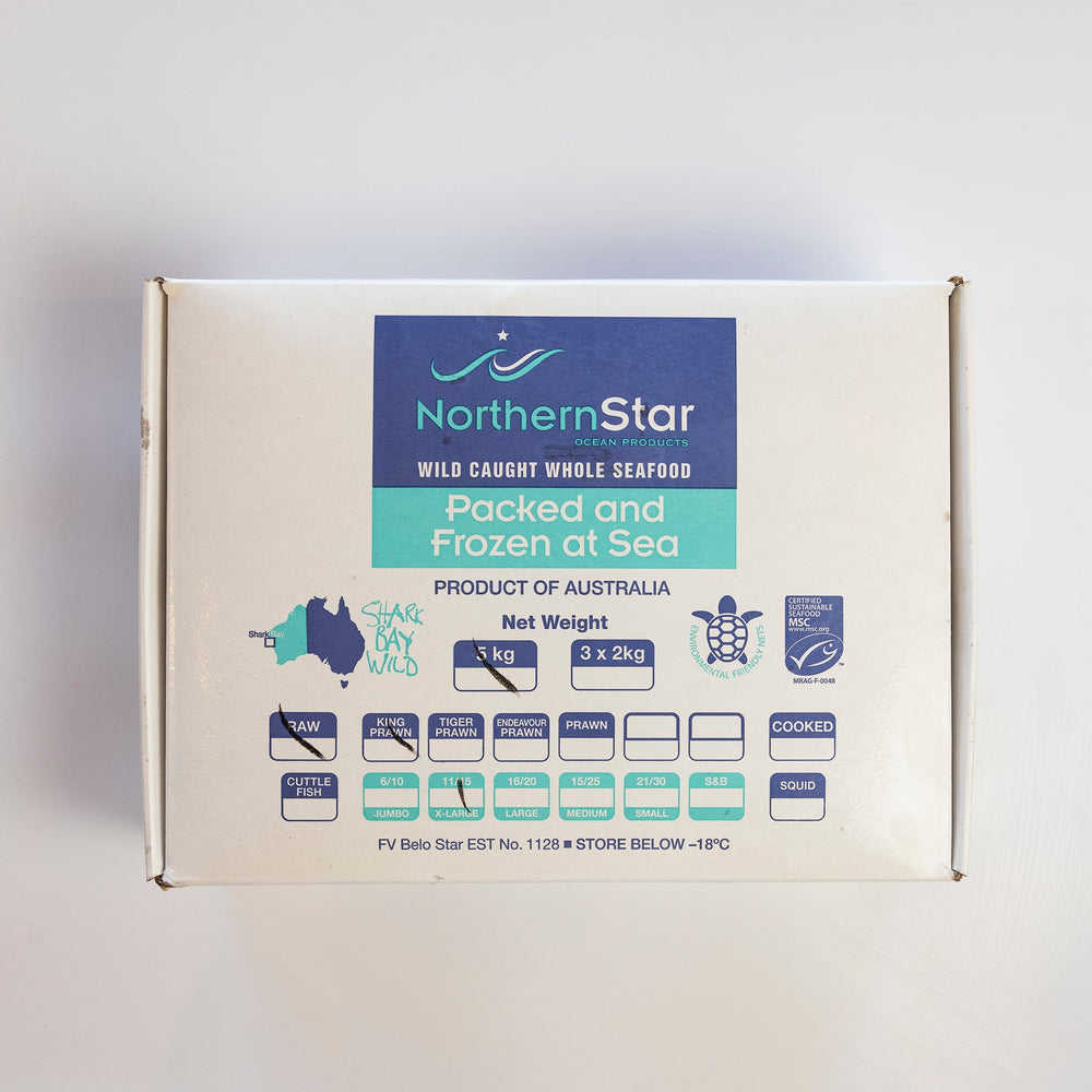 Extra Large Raw Exmouth King Prawns - 5kg Carton