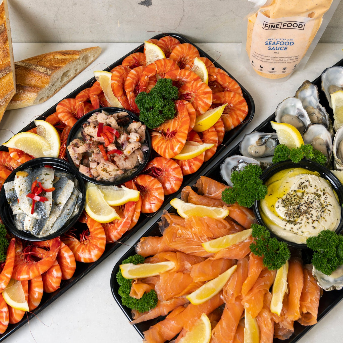 Chilled Seafood Banquet Platter Kailis Bros Leederville
